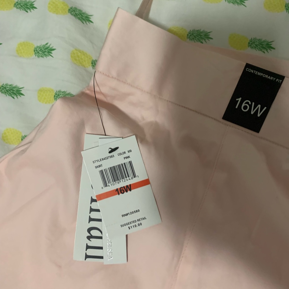 plus size womens pink skirt